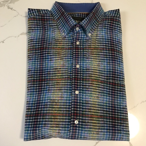 Lipson Elite 100% Cotton Men’s Button Down Long Sleeve Shirt XXL - Picture 1 of 13